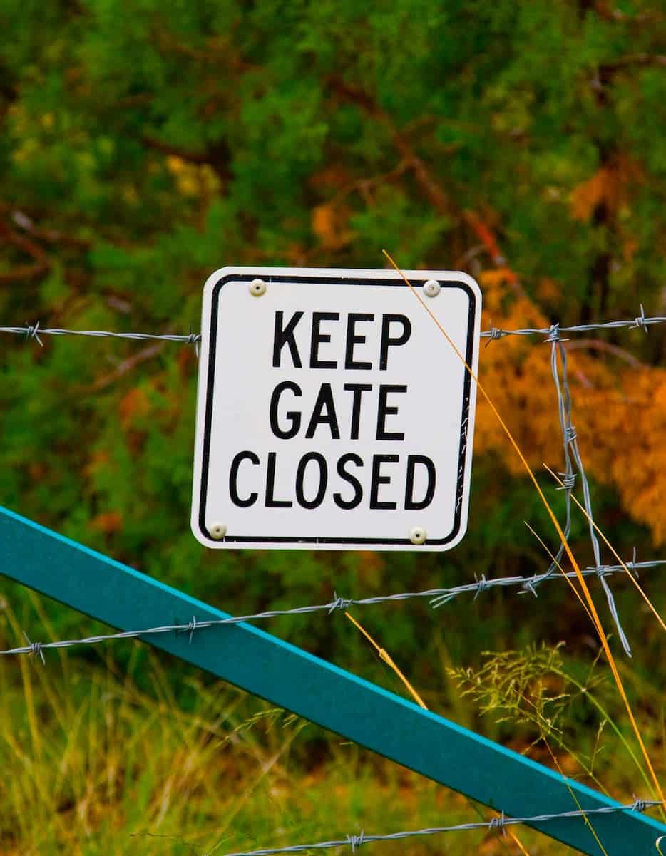 Keep Gate Closed